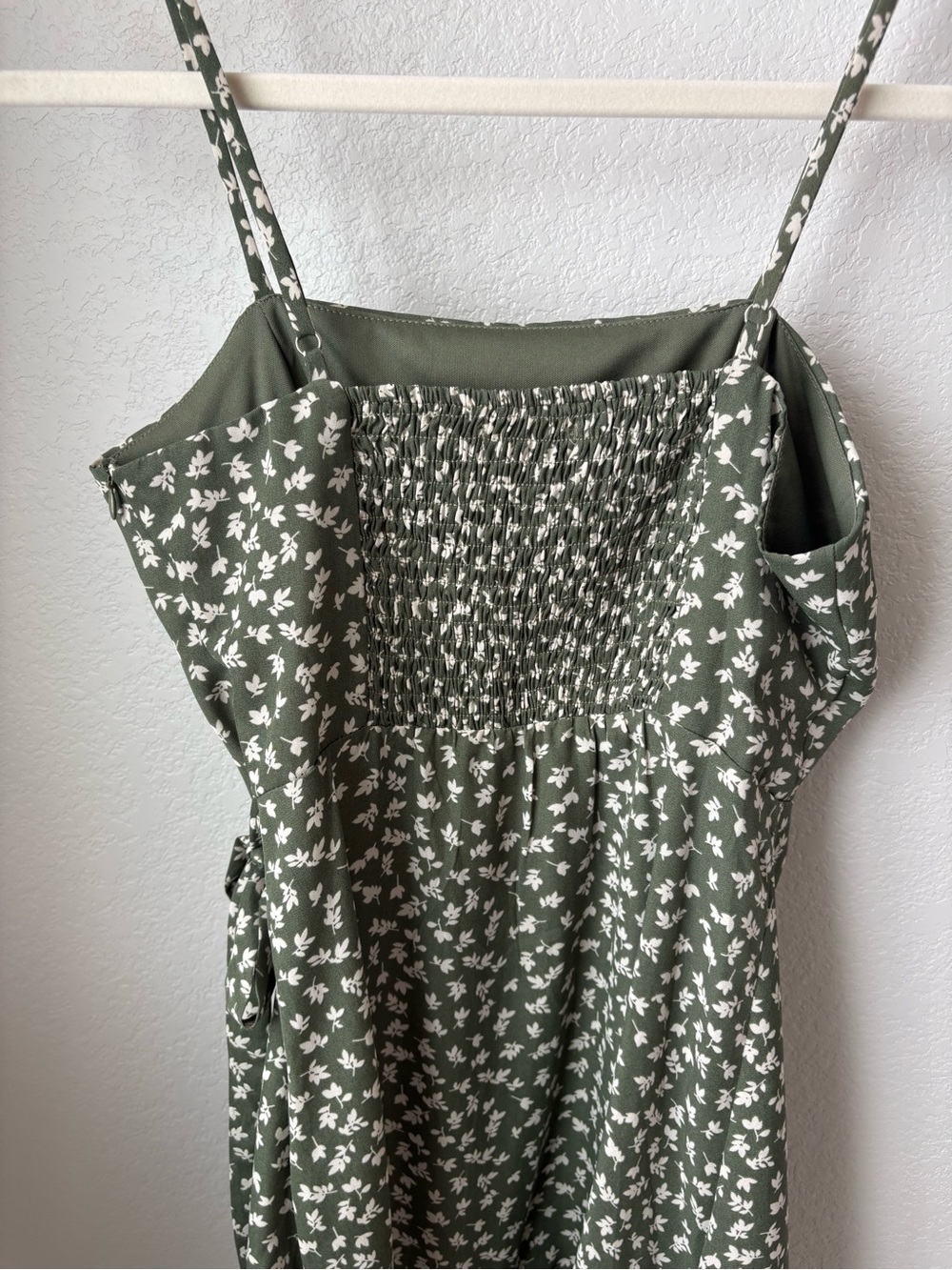 Altar'd State Olive Green Floral Mini Dress - Picture 5 of 5